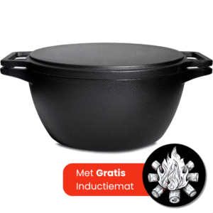 KIM_BO 4-in-1 Gietijzeren Dutch Oven