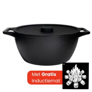 KIM_BO 4-in-1 Gietijzeren Dutch Oven