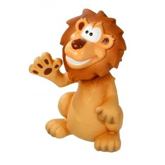 Karlie latex speelgoed met piep leeuw